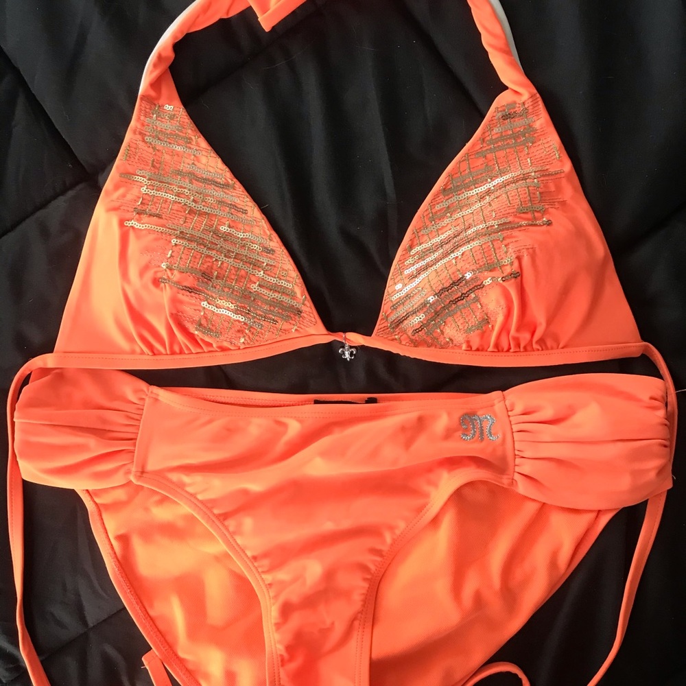 Miss Me Bathing Suit Top M/Bottoms L